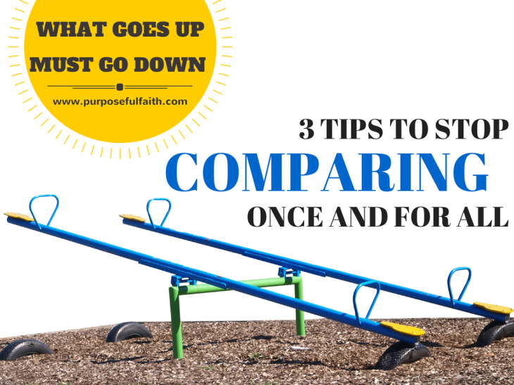 How to Stop Comparing Once and For all